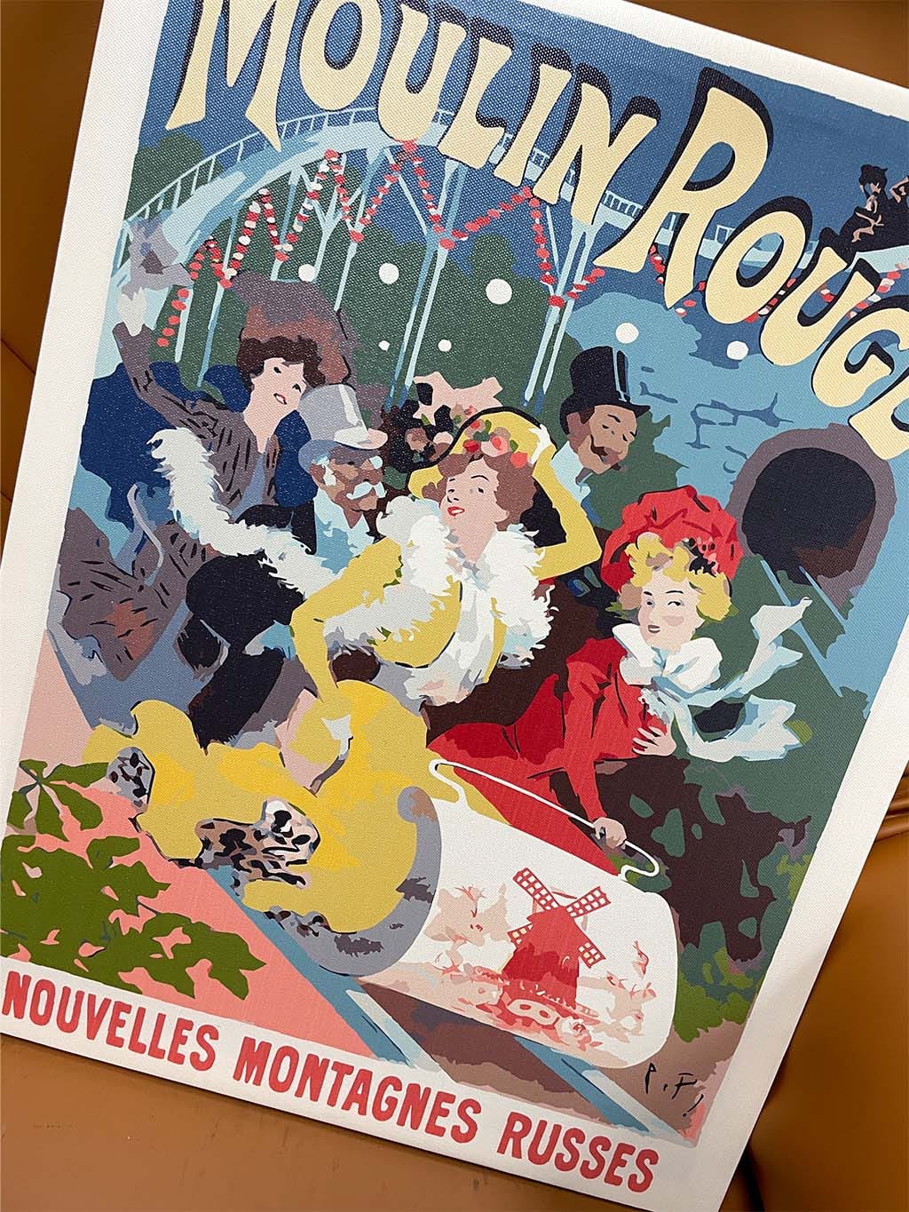 Customer photo review of Affiche Moulin Rouge - Nouvelles Montagnes Russes