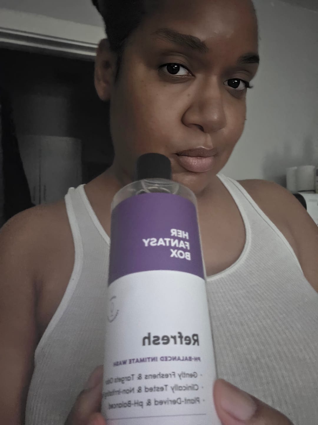 Customer photo review of Refresh Plant Based Yoni Gel Wash (pH Balancing) - 3 pk