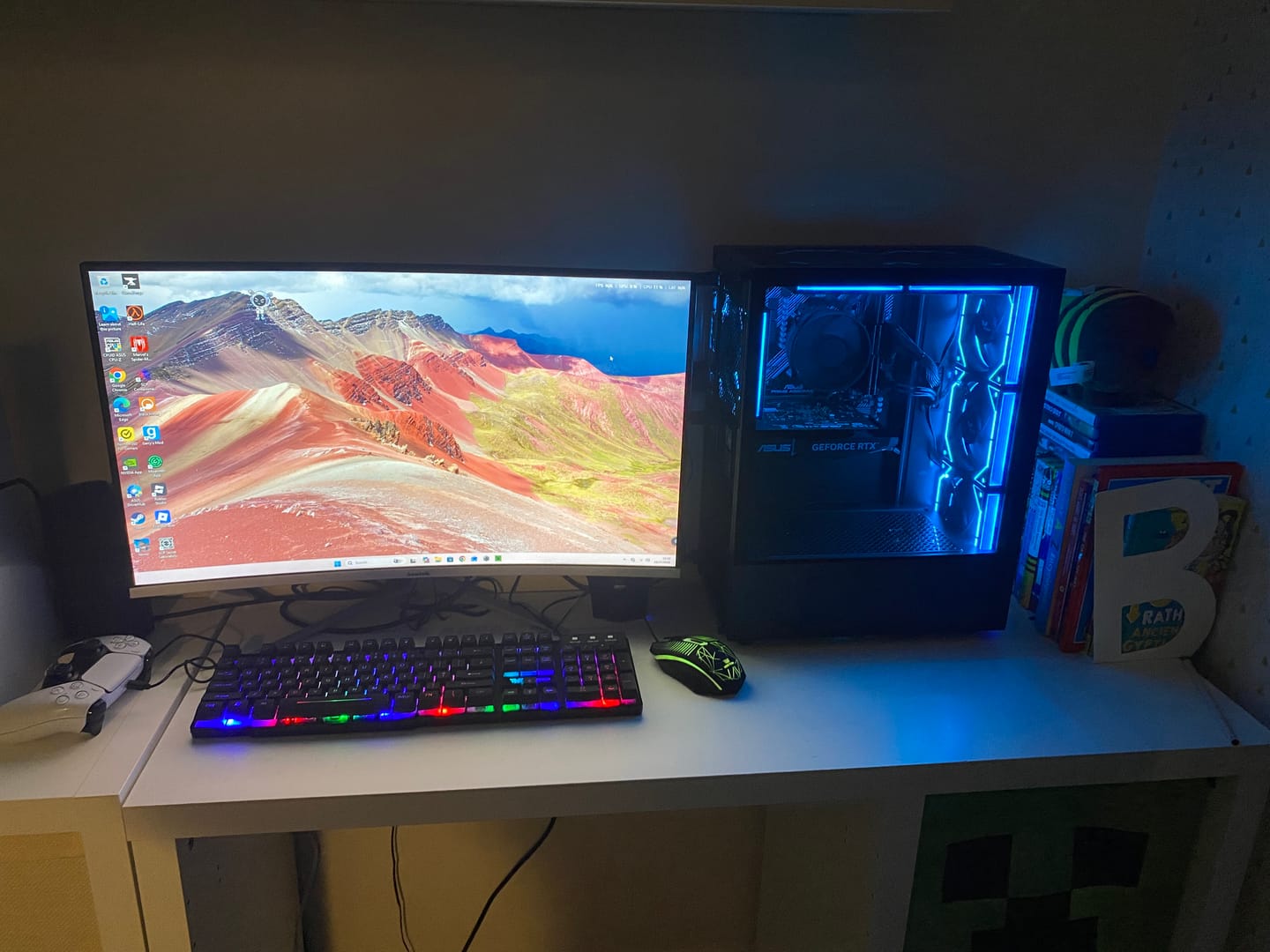 Customer photo review of Gaming Keyboard & Mouse Bundle