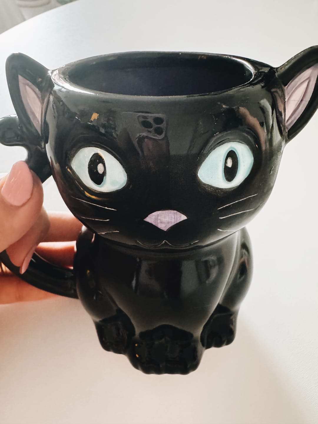 Customer photo review of Schwarze Katzentasse – Cute & Creepy