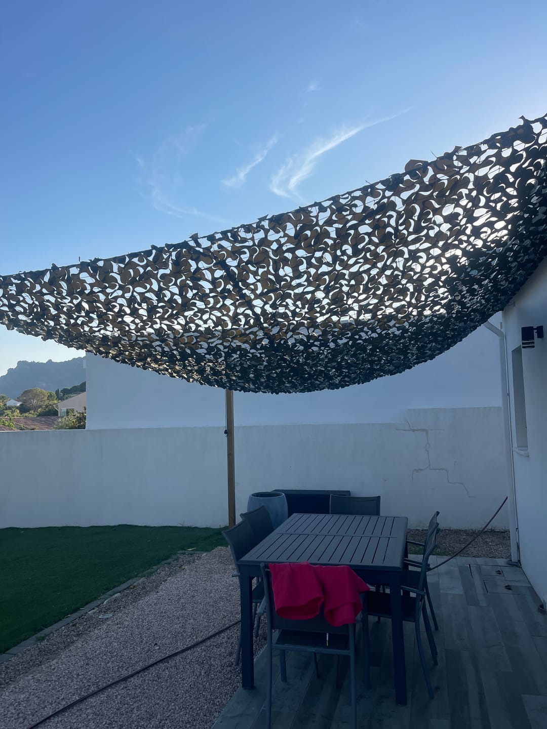 Customer photo review of Filet de camouflage renforcé câble acier