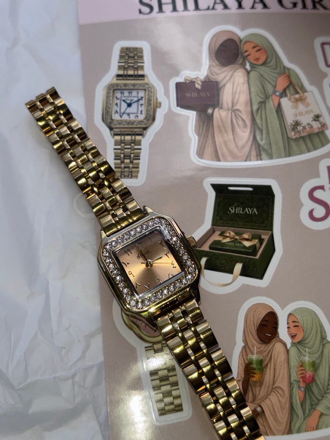 Customer photo review of PLANCHE STICKERS SHILAYA OFFERTE