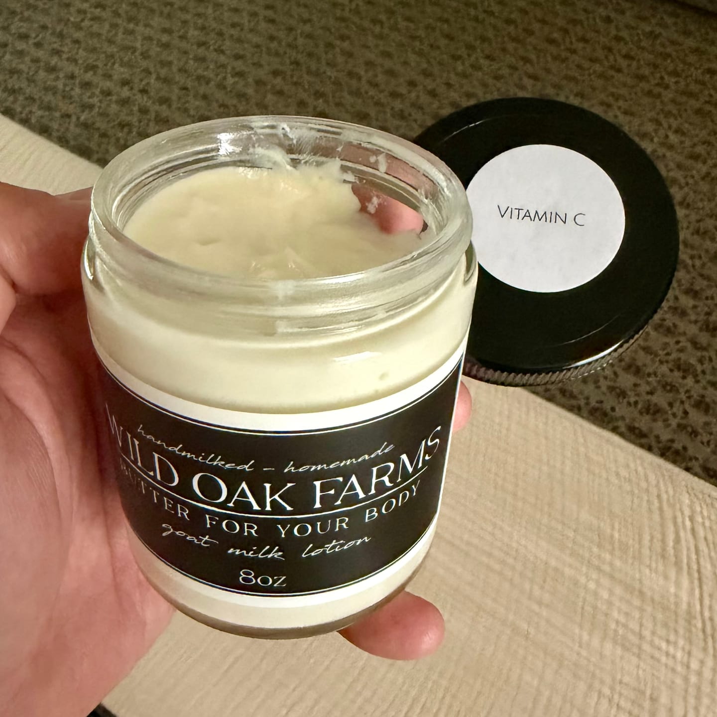 Customer photo review of Goat Milk Body Butter