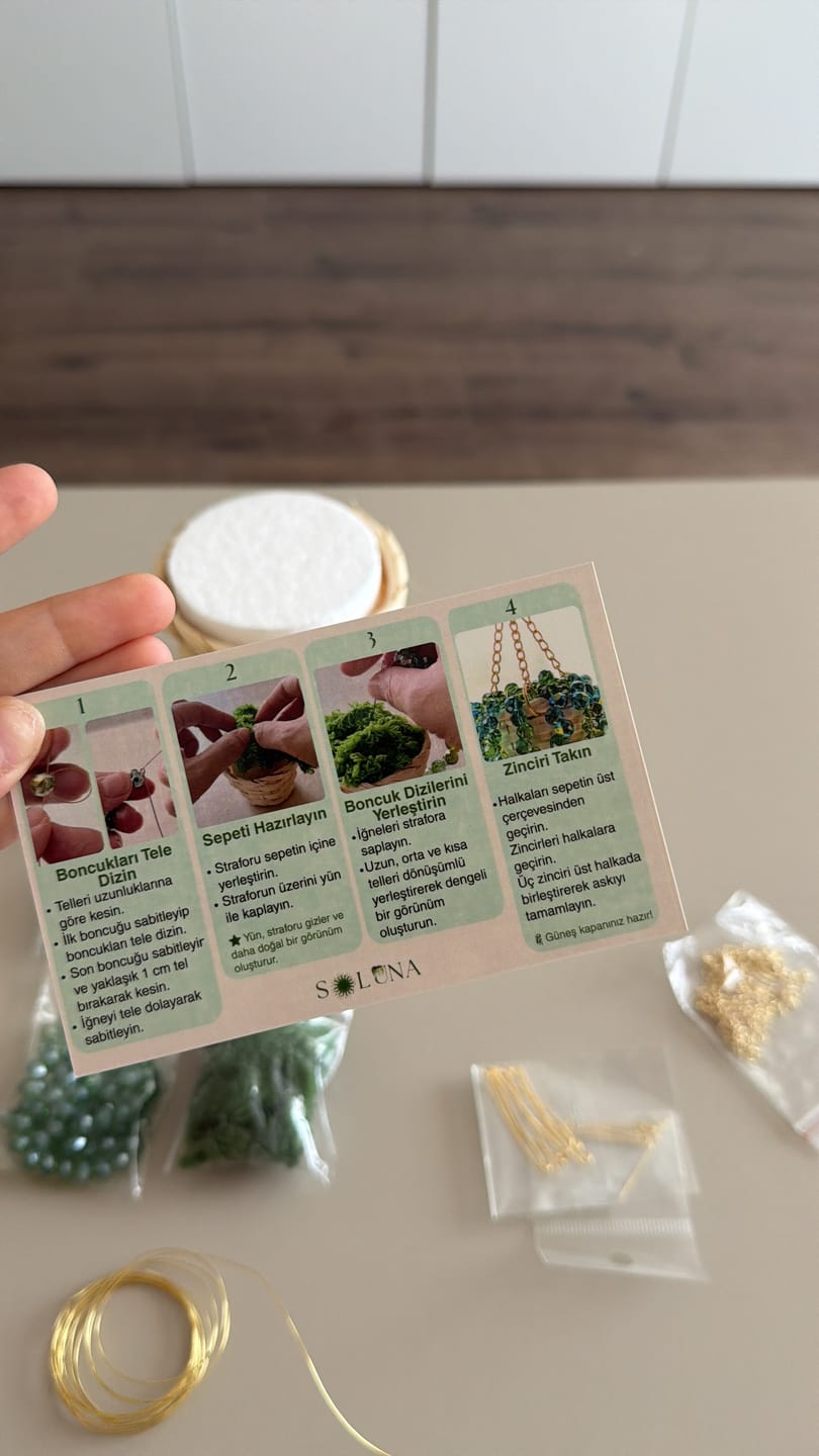 Customer photo review of Soluna Güneş Kapanı Yapım Kiti