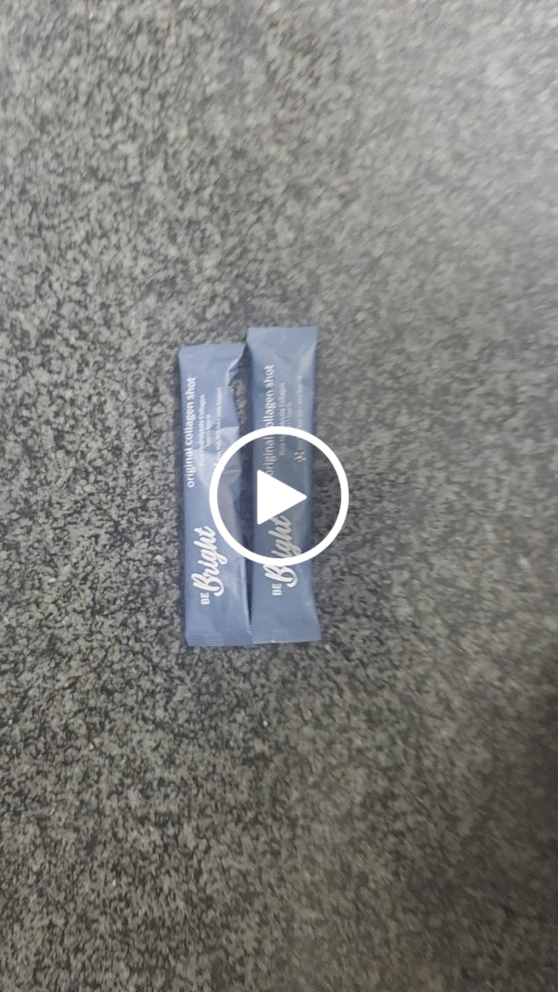 Customer video review of Be Bright Pure Collagen Powder Shot - 10g Collagen Supplement