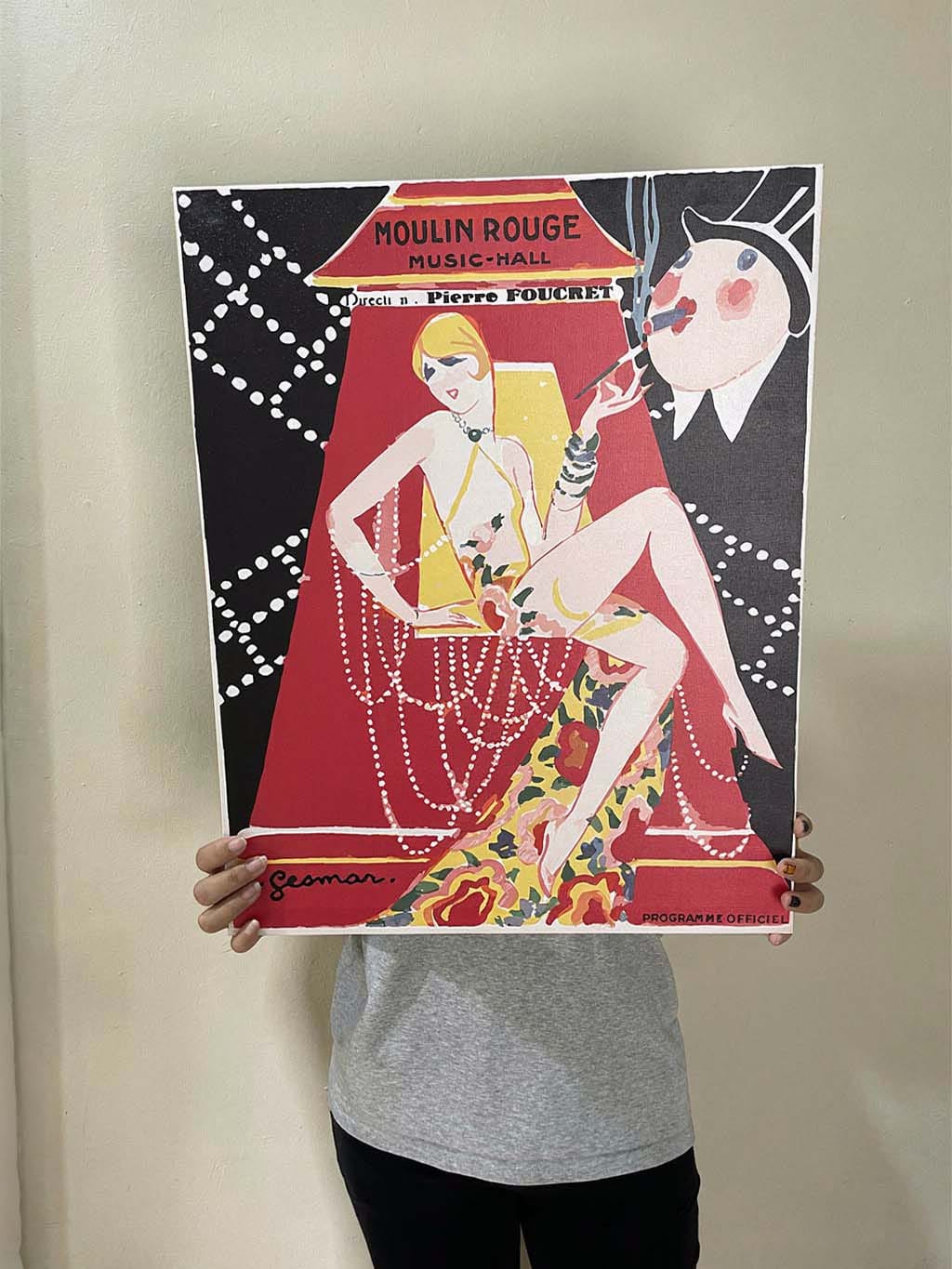 Customer photo review of Affiche Moulin Rouge - Music Hall Gesmar Programme
