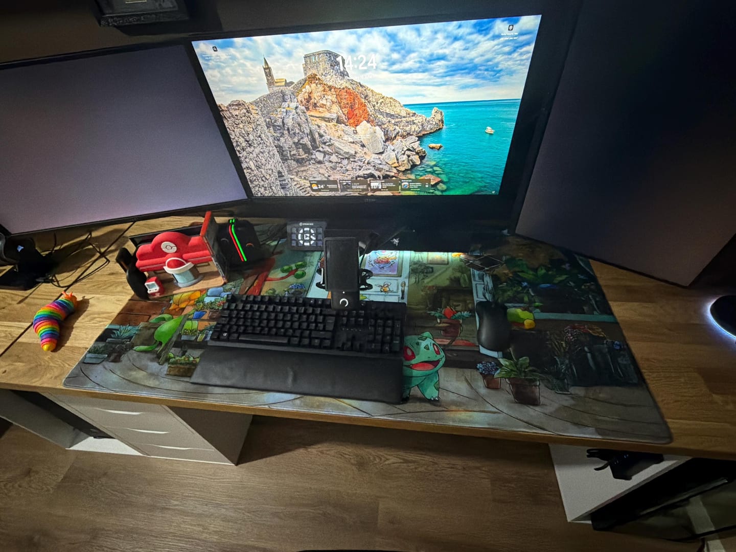 Customer photo review of Pikachu Cosmic Playmat - Pokemon TCG Mat