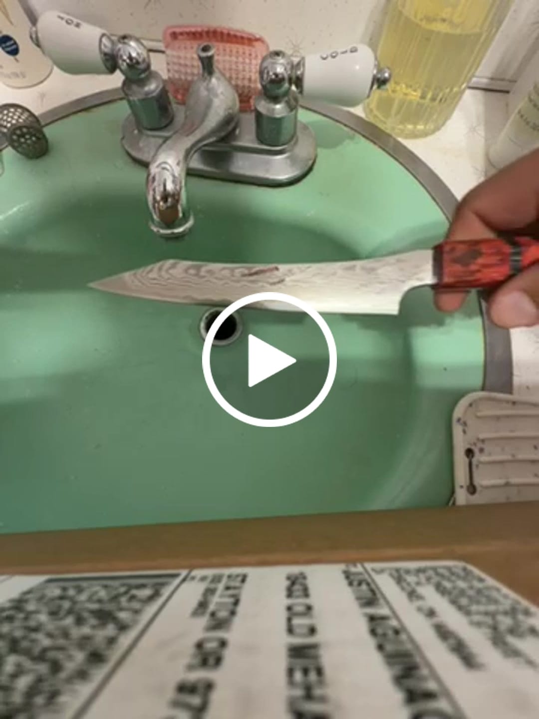 Customer video review of Knife Guard