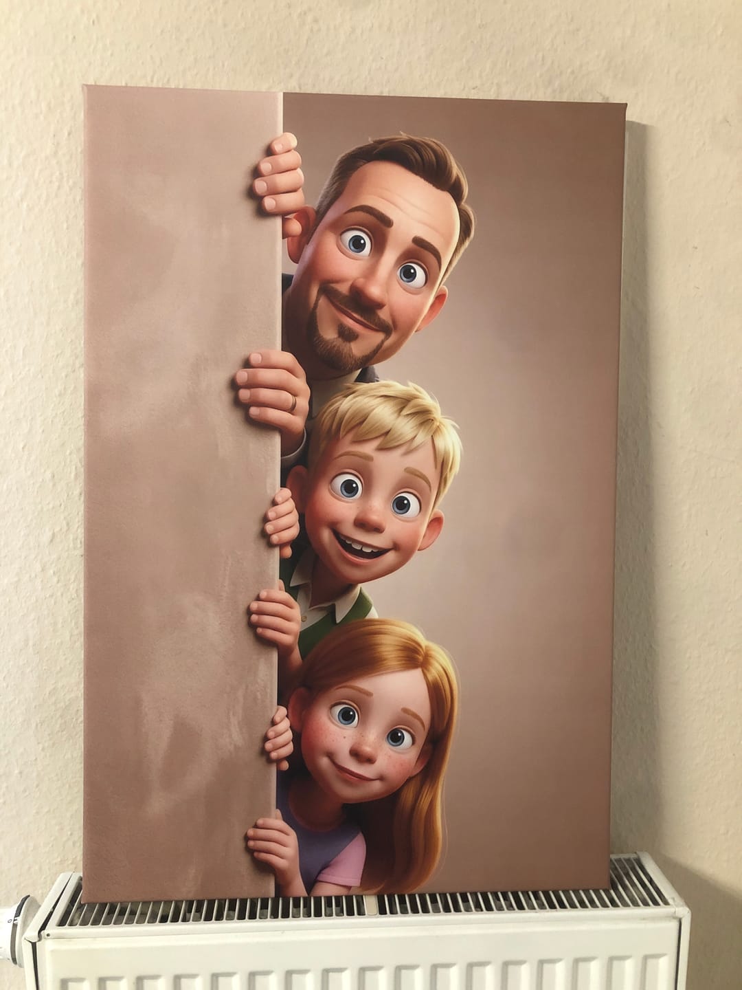 Customer photo review of Personalisierte Leinwand - Animiertes Portrait