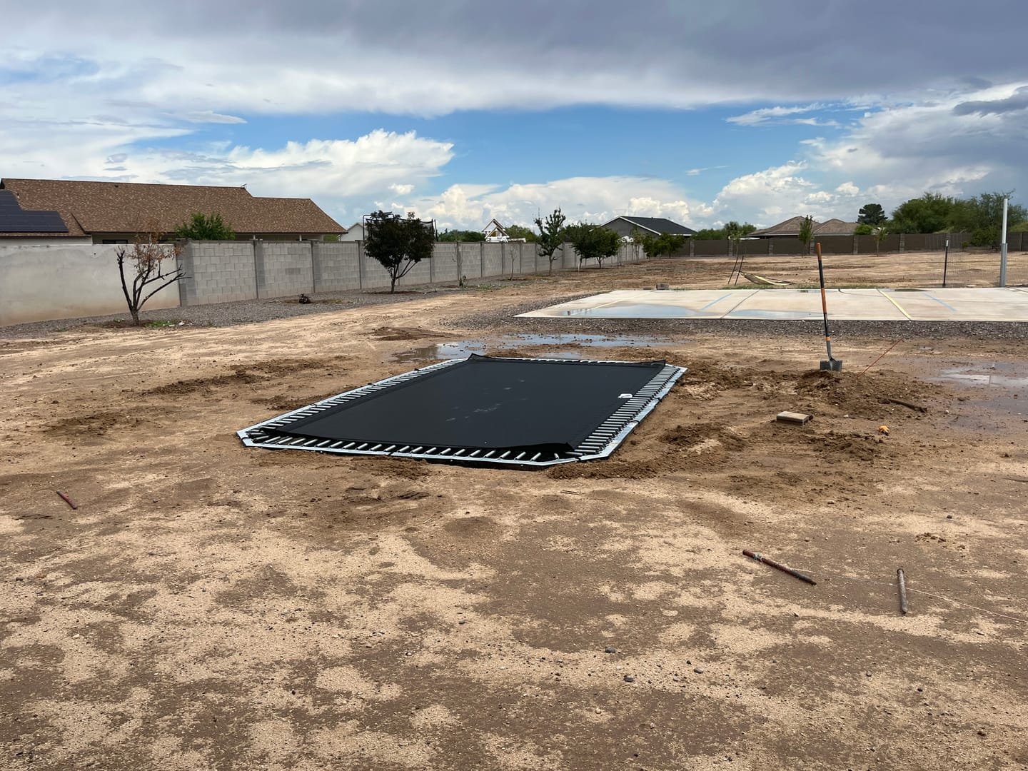 Customer photo review of 10x17' Rectangle Pro-Line Avyna In-Ground Trampoline