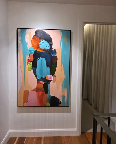 Customer review photo for Colorful Painting #CA045