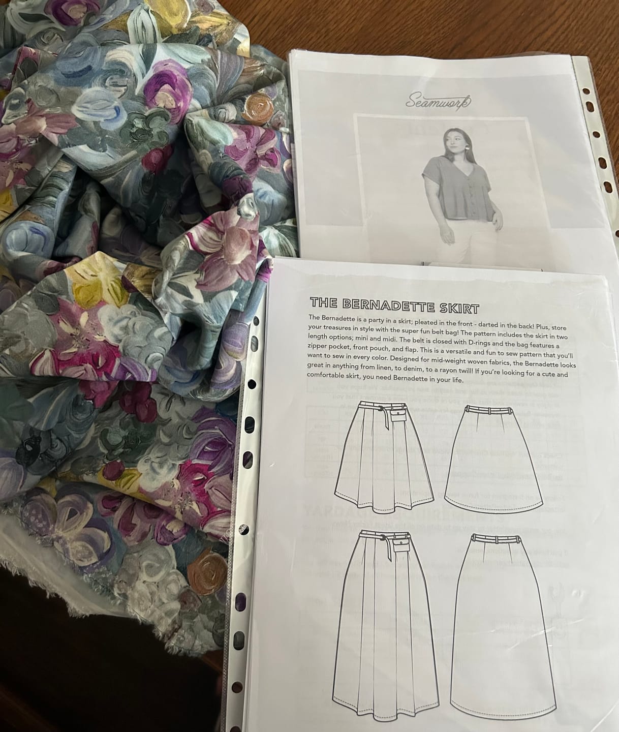 Customer photo review of Wild Forest Viscose Fabric