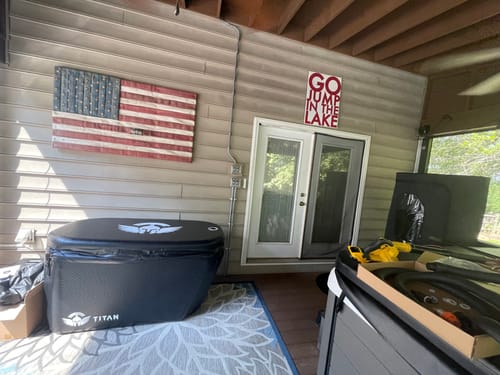 Customer photo review of All-in-one 1/3 HP Universal Cold Plunge Chiller Gen V