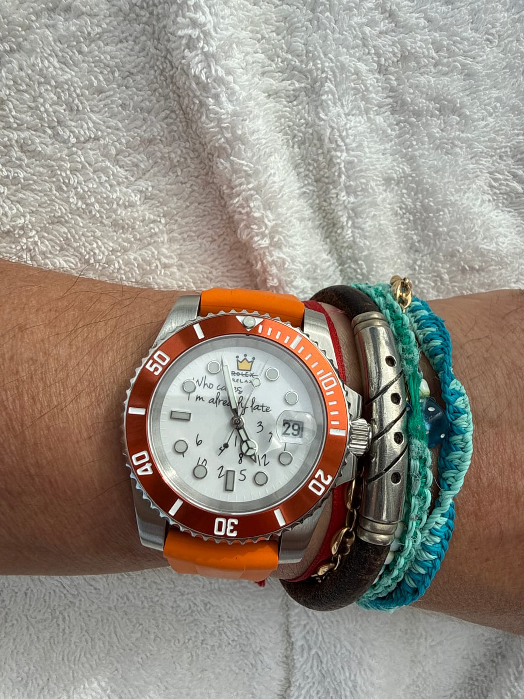 Customer photo review of HYDROCORE FLUORO WATCH