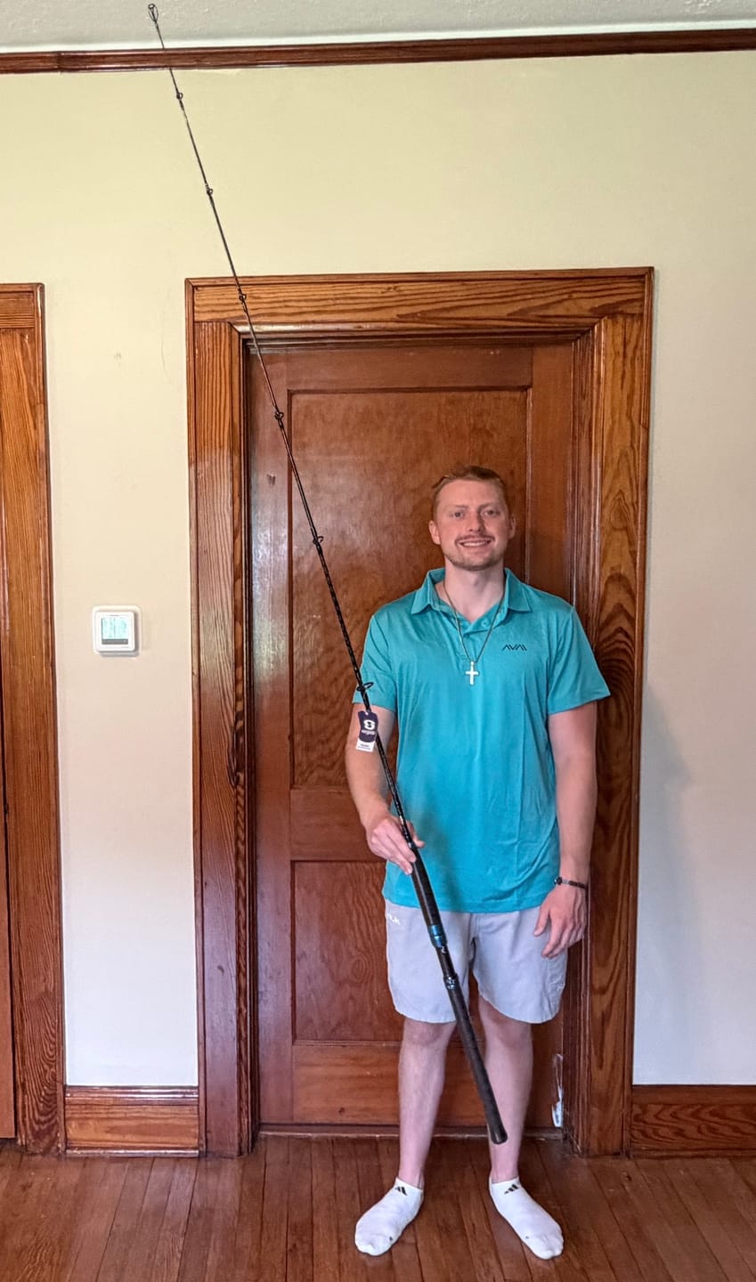 Customer photo review of Avail Atlas 7' Offshore Spinning Rod