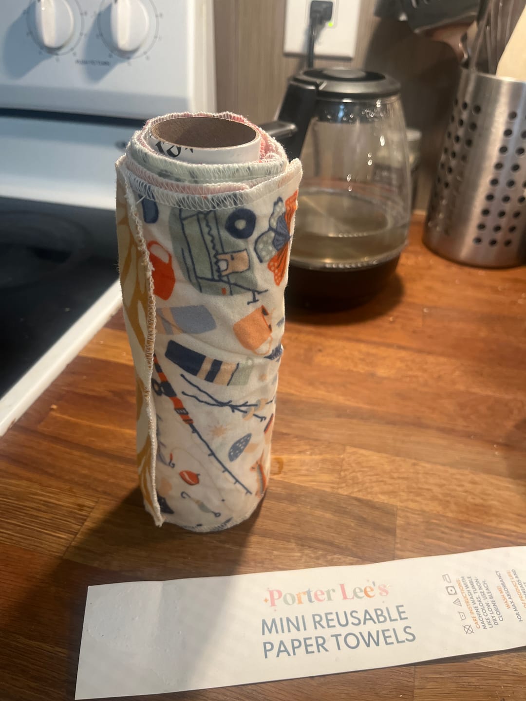Customer photo review of Mini Reusable Paper Towels