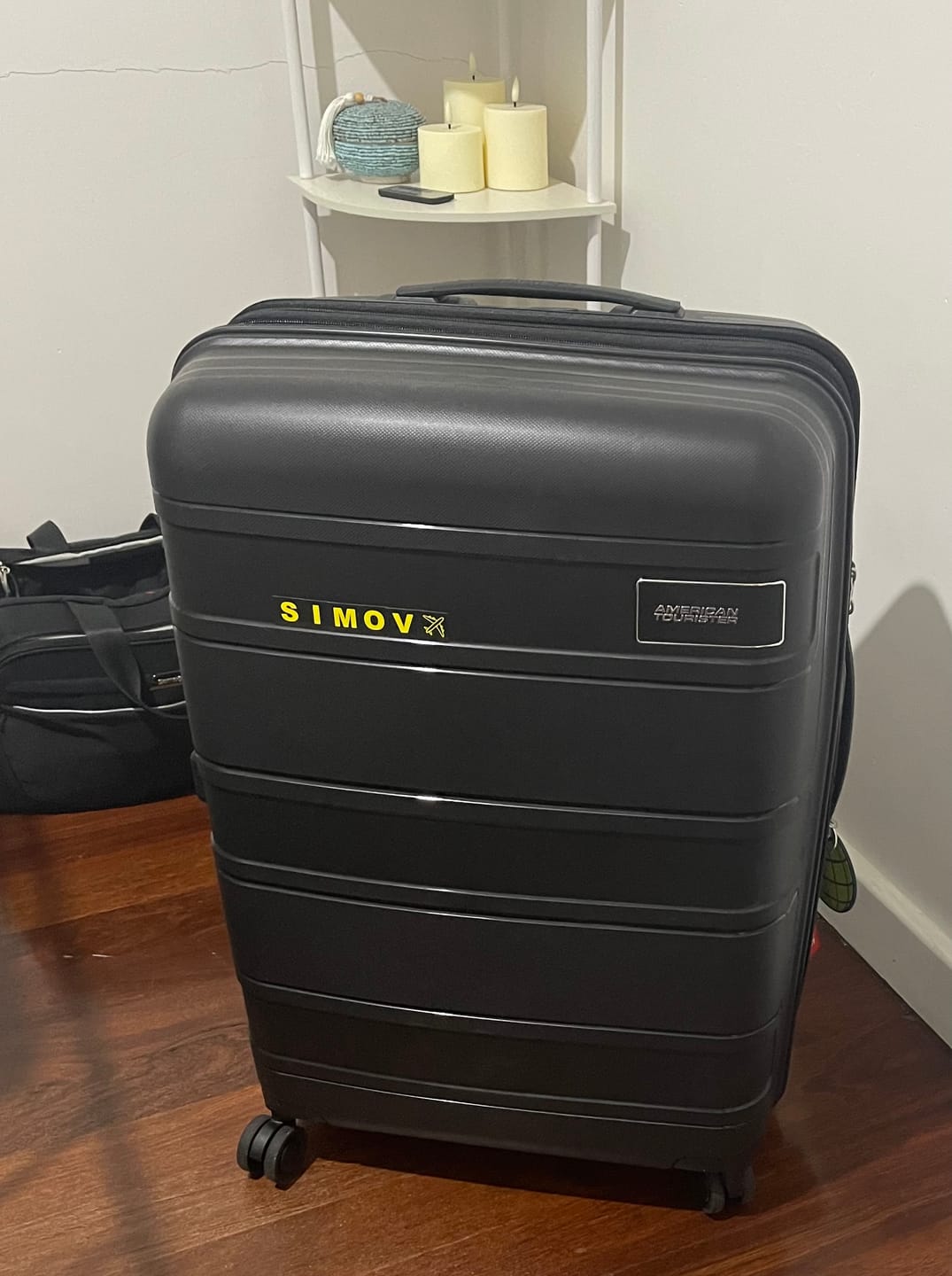 Customer photo review of American Tourister Light Max Hardside Medium Spinner Suitcase - 69cm - Black