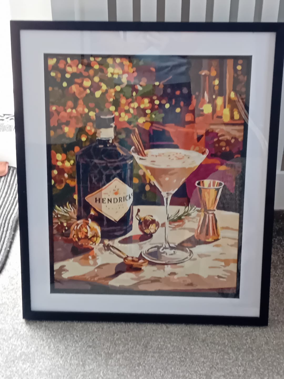 Customer photo review of Sip of luxury | Paint by Number