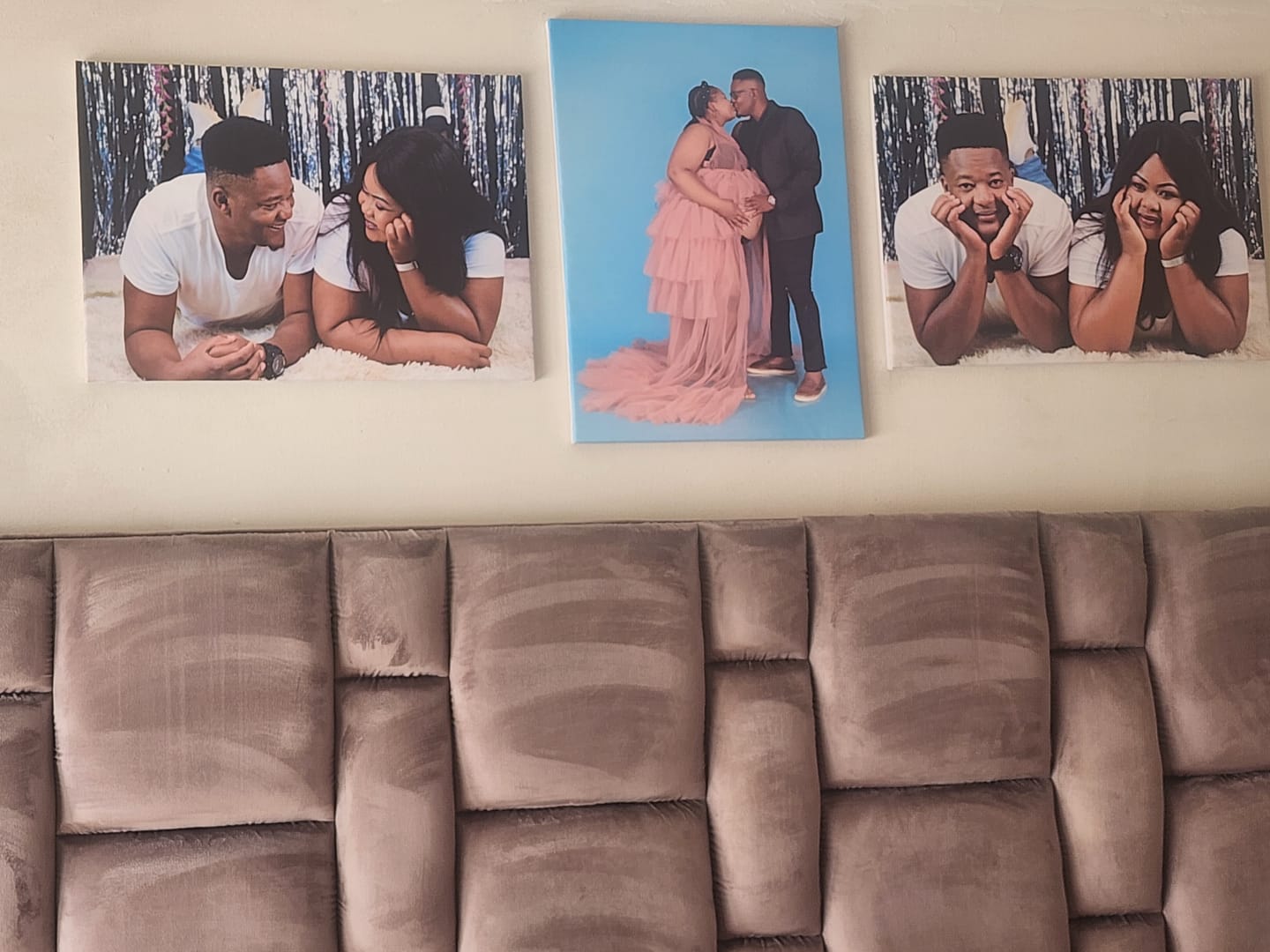 Customer photo review of 3 x A2 Canvas Combo