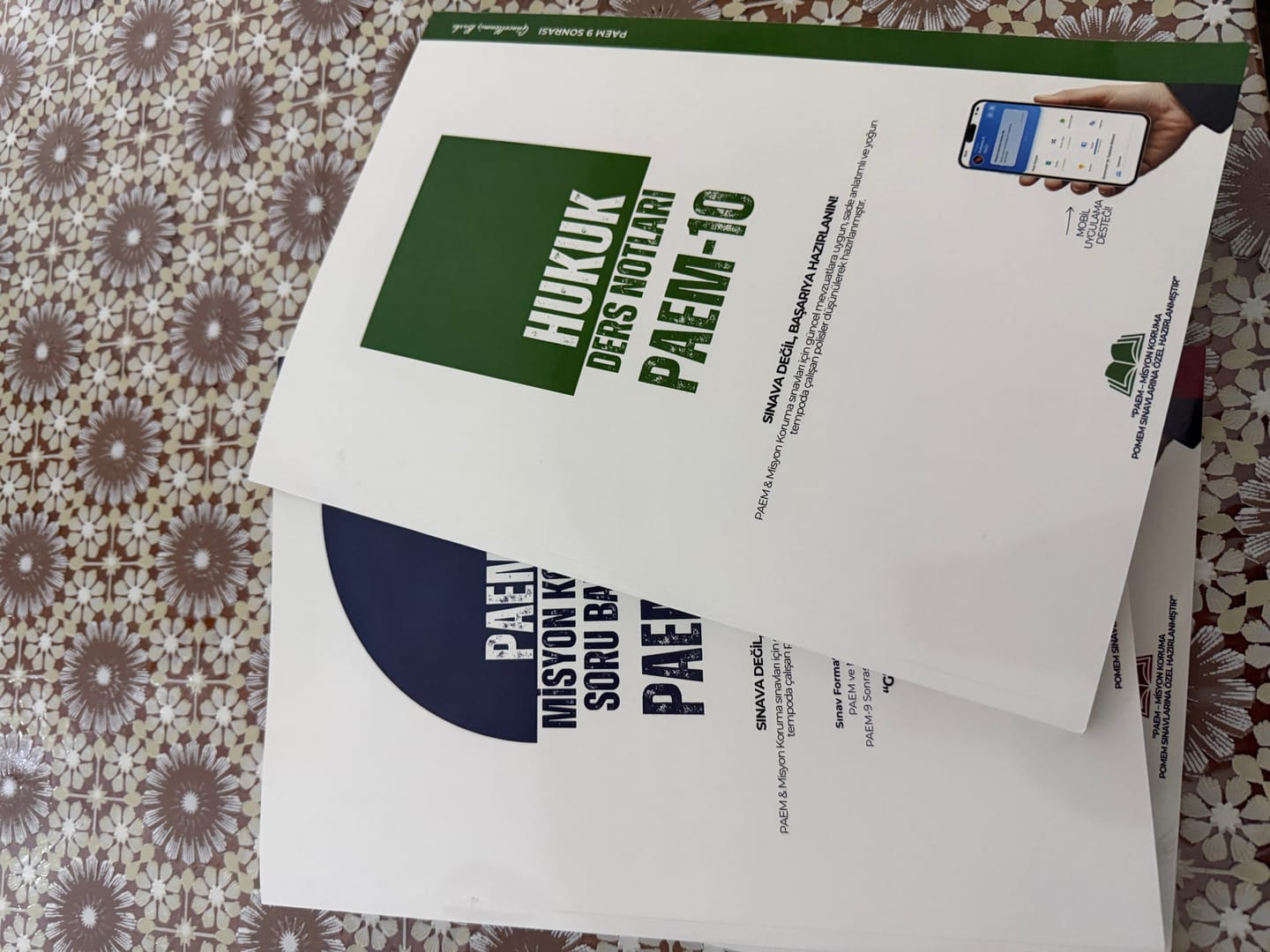 Customer photo review of PAEM-10 | 3 KİTAP (Tüm Dersler ve Soru Bankası) Mobil Uygulama Hediye