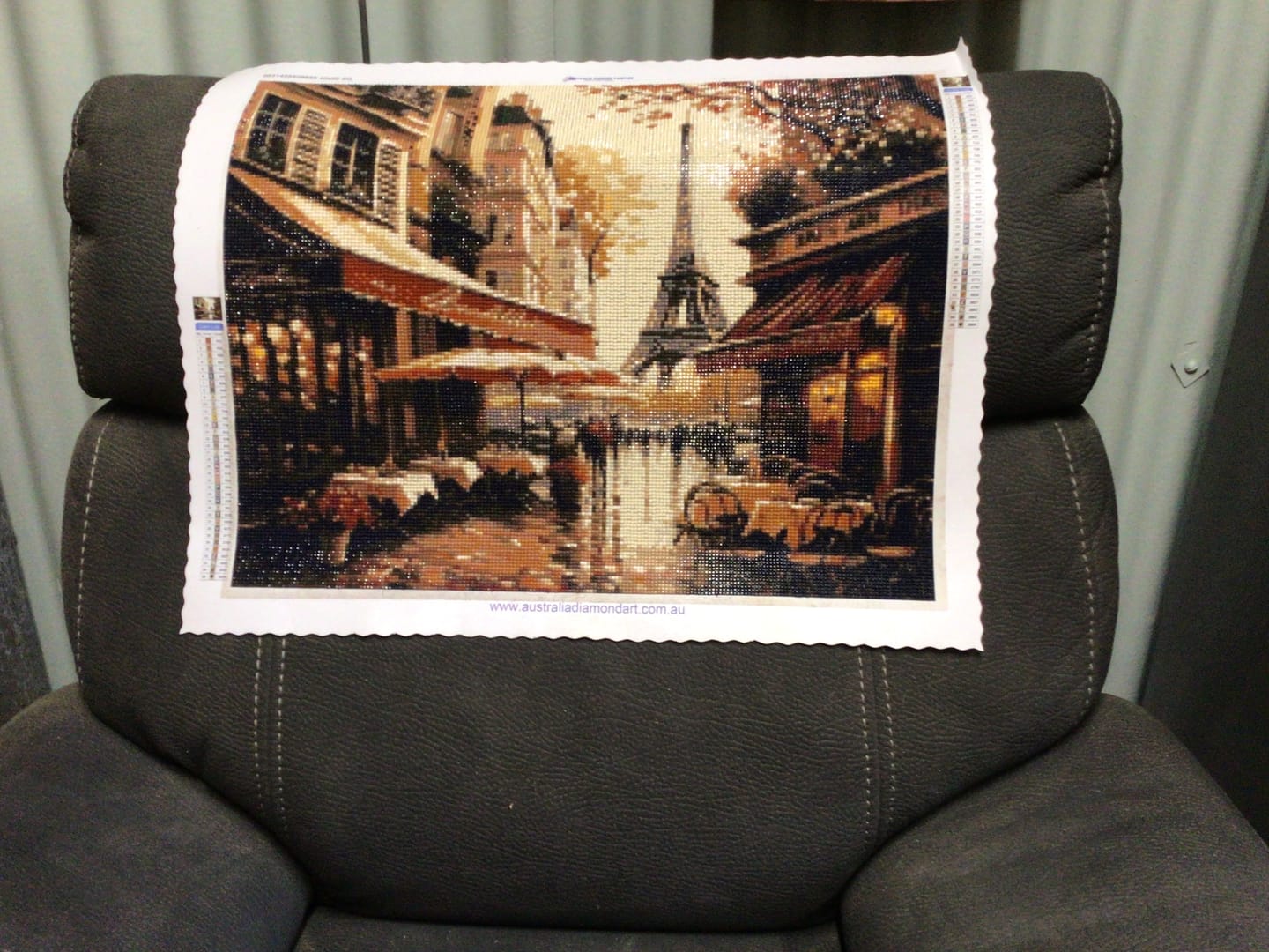 Customer photo review of Paris Cafe V (Diamond Painting)