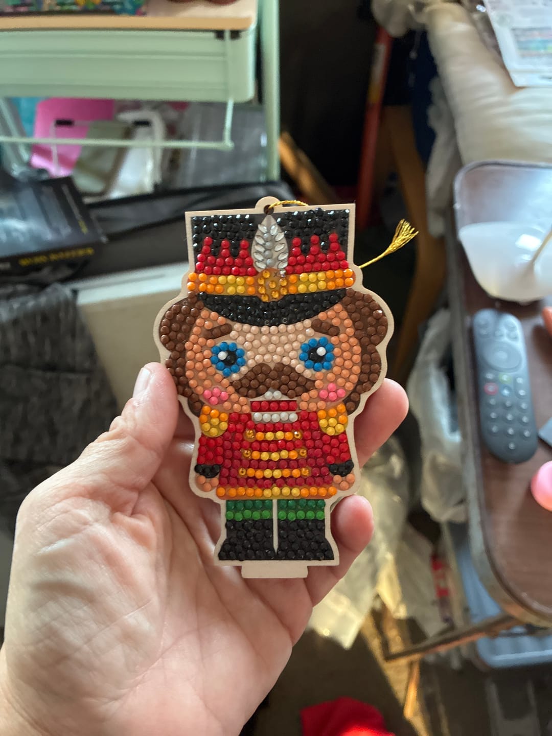 Customer photo review of Christmas Crystal Art Mystery Box