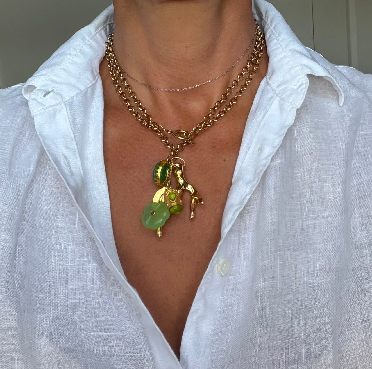Customer photo review of Sautoir Florentin – l’éclat des talismans