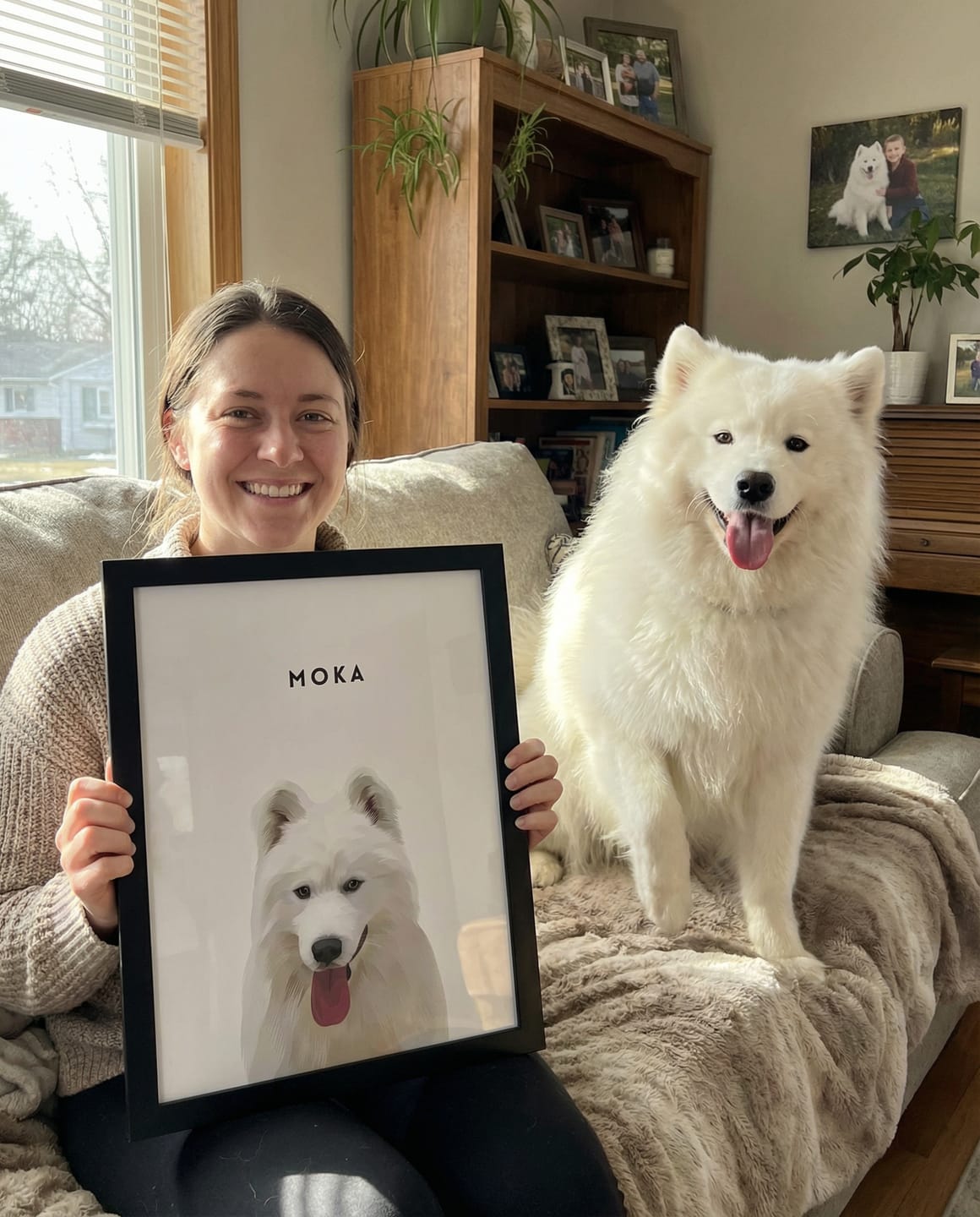 Customer photo review of Custom Classic Pet Portrait