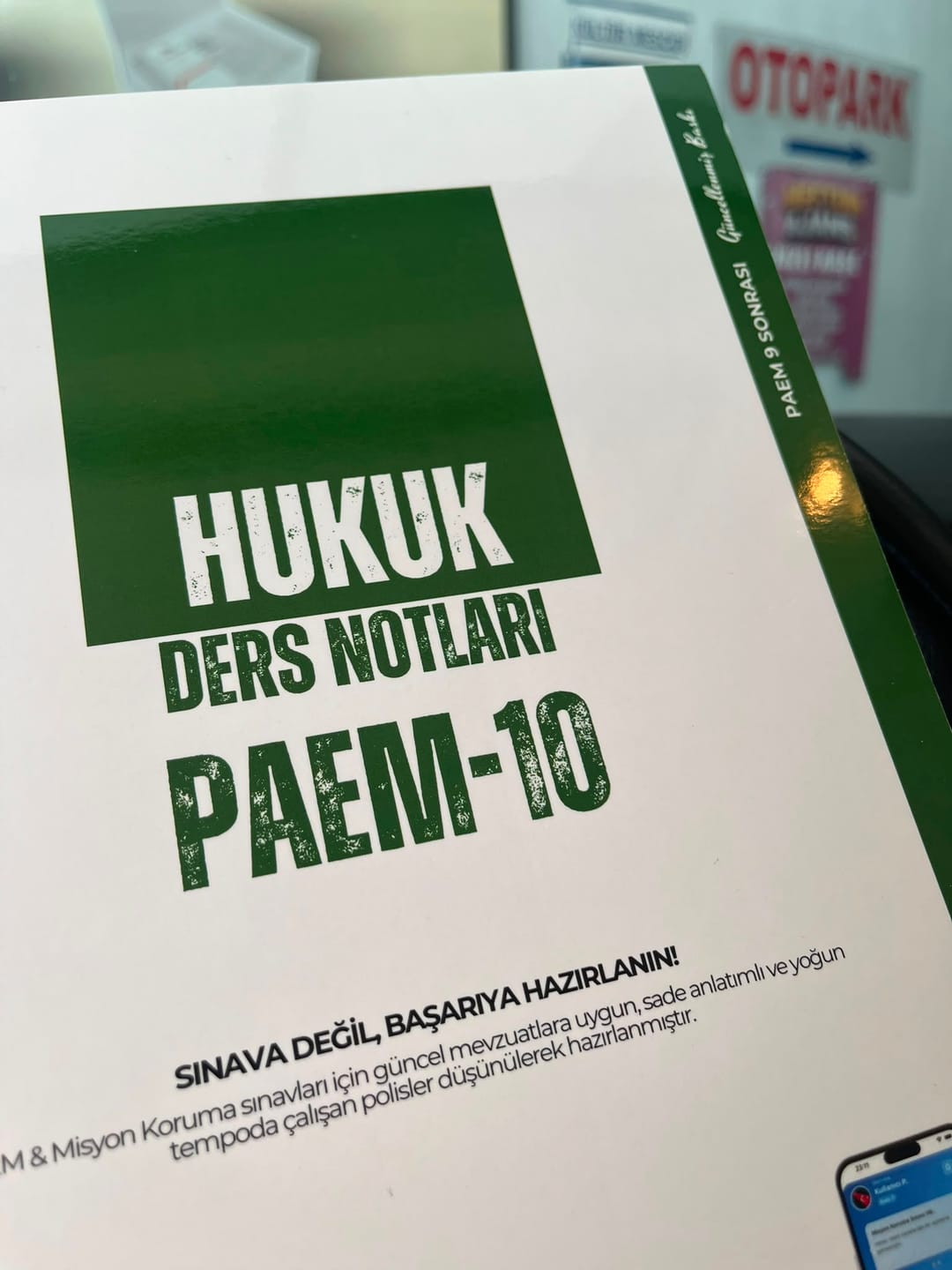 Customer photo review of PAEM-10 | 3 KİTAP (Tüm Dersler ve Soru Bankası) Mobil Uygulama Hediye