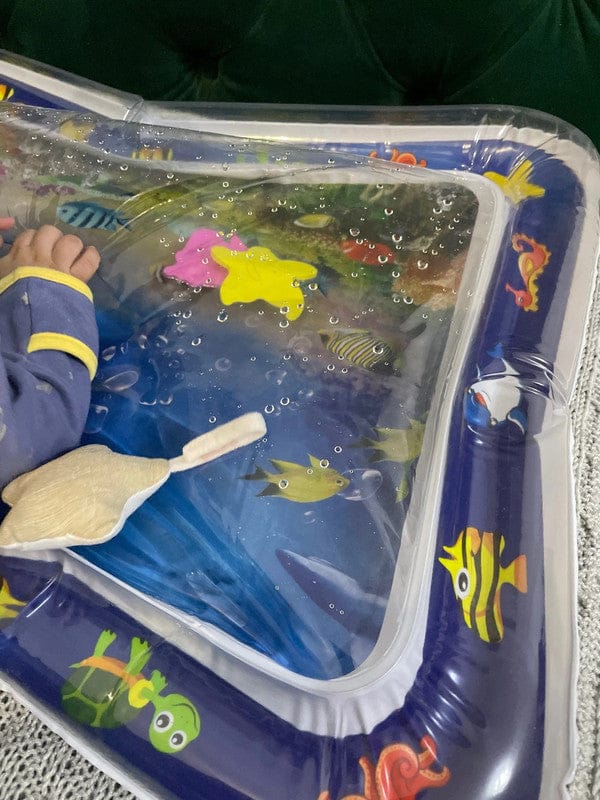 Customer photo review of Baby Wasserspielmatte Aktivitätsmatte | Bauchlage Meerestiere Muskelkraft Entwicklung