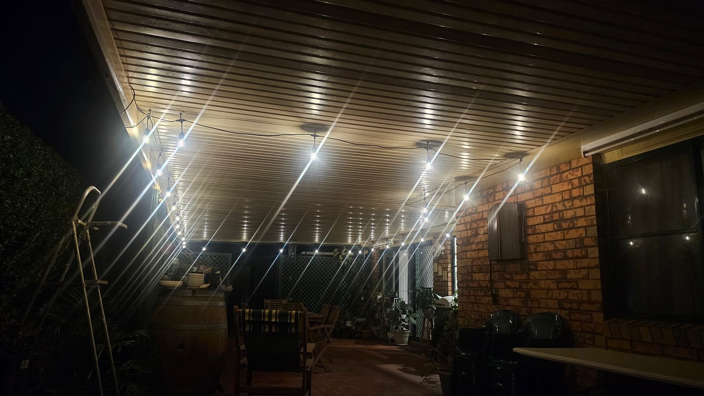 Customer photo review of SolaGarden™ Festoon Lights