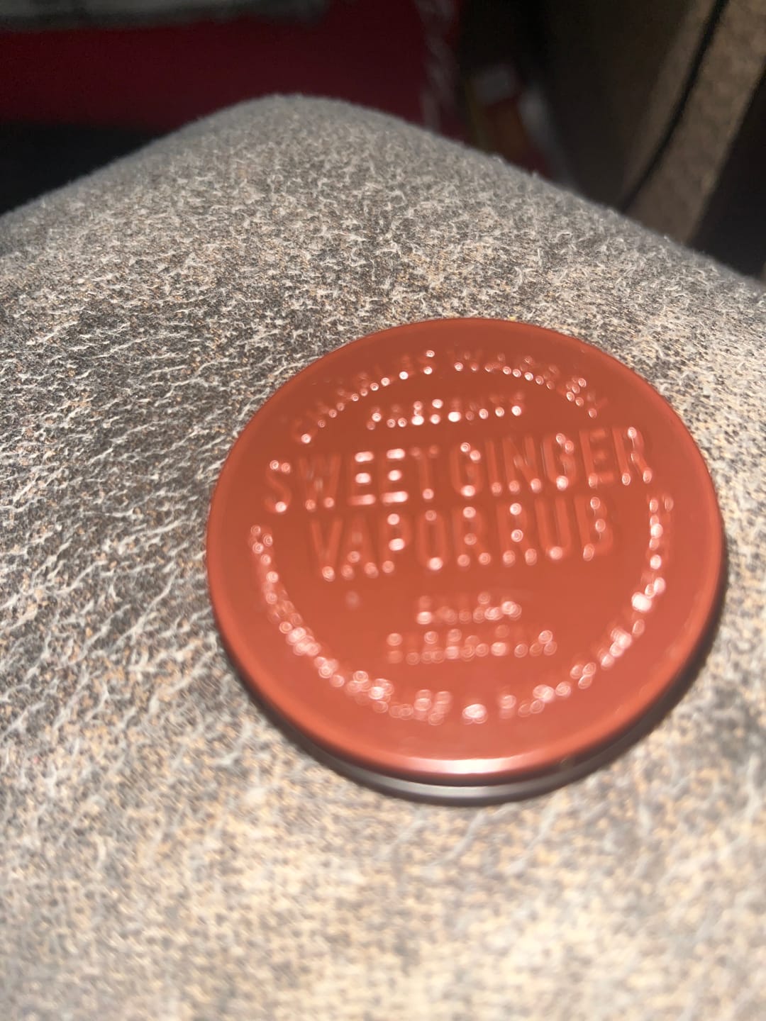 Customer photo review of Extra Strength Sweet Ginger Vapor Rub [Compact]