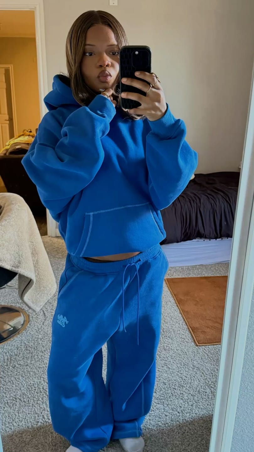 Customer photo review of Soufflé Baggy Hoodie Sets