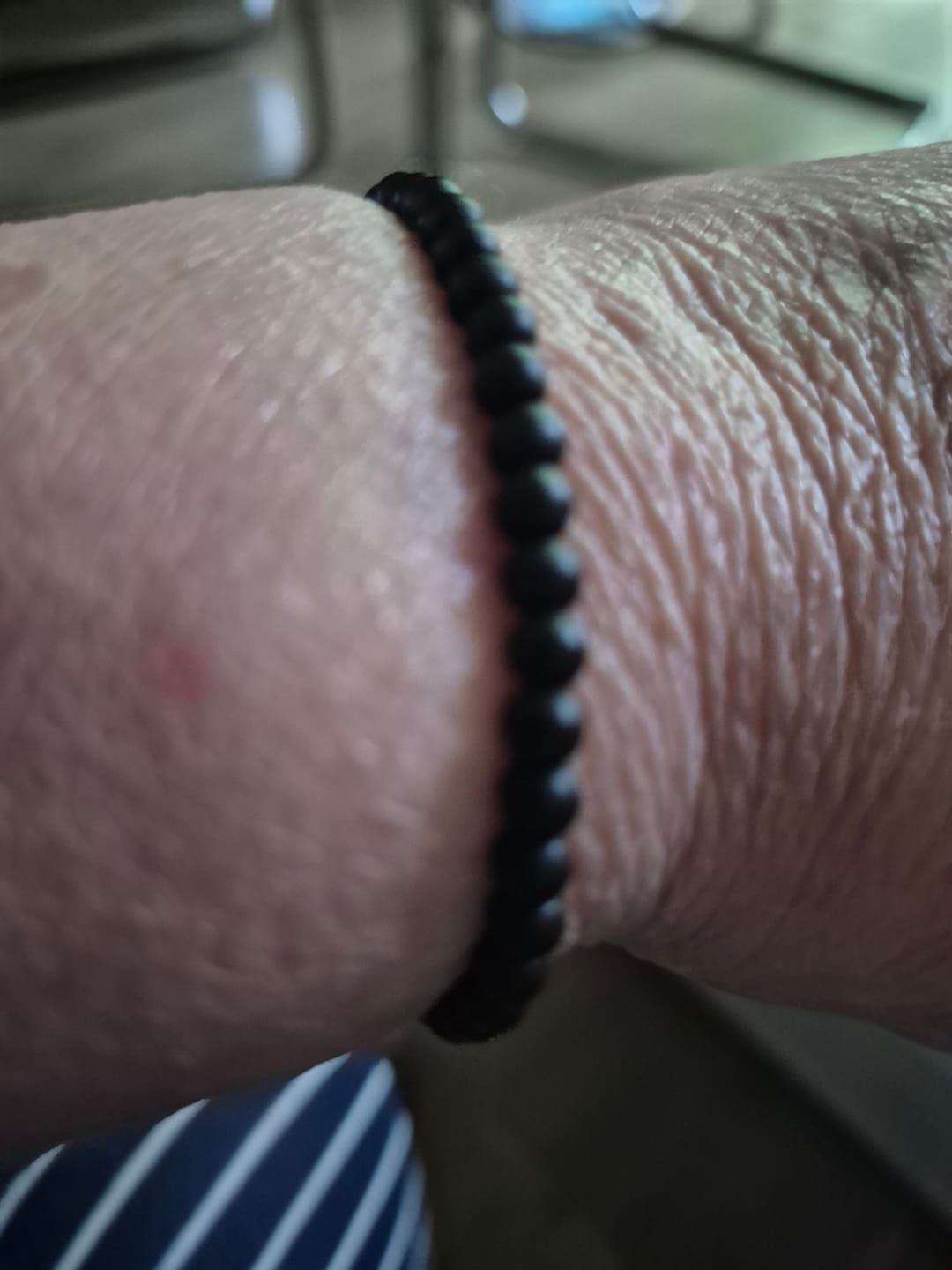 Customer photo review of Obsidian Armband