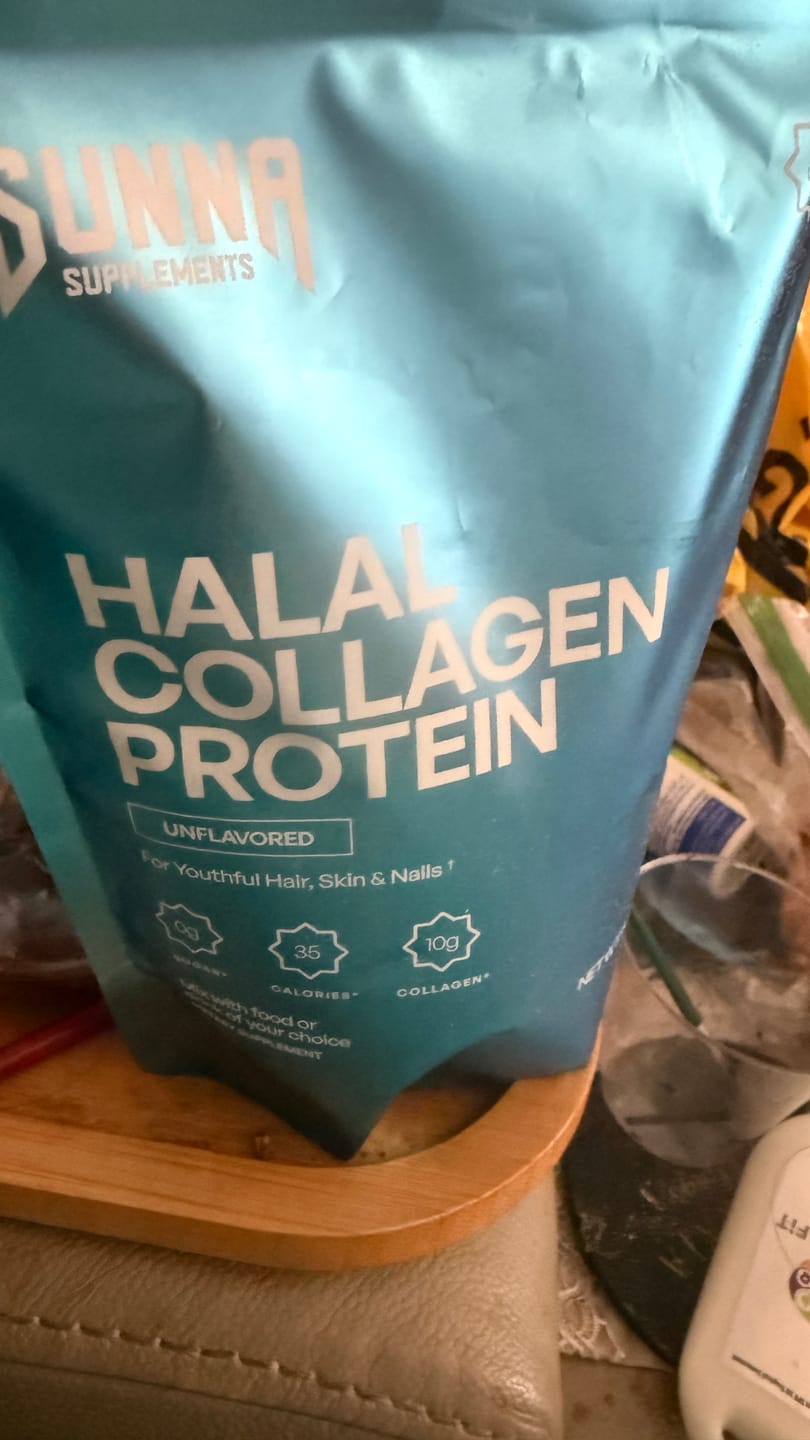 Customer photo review of Halal Collagen Protein