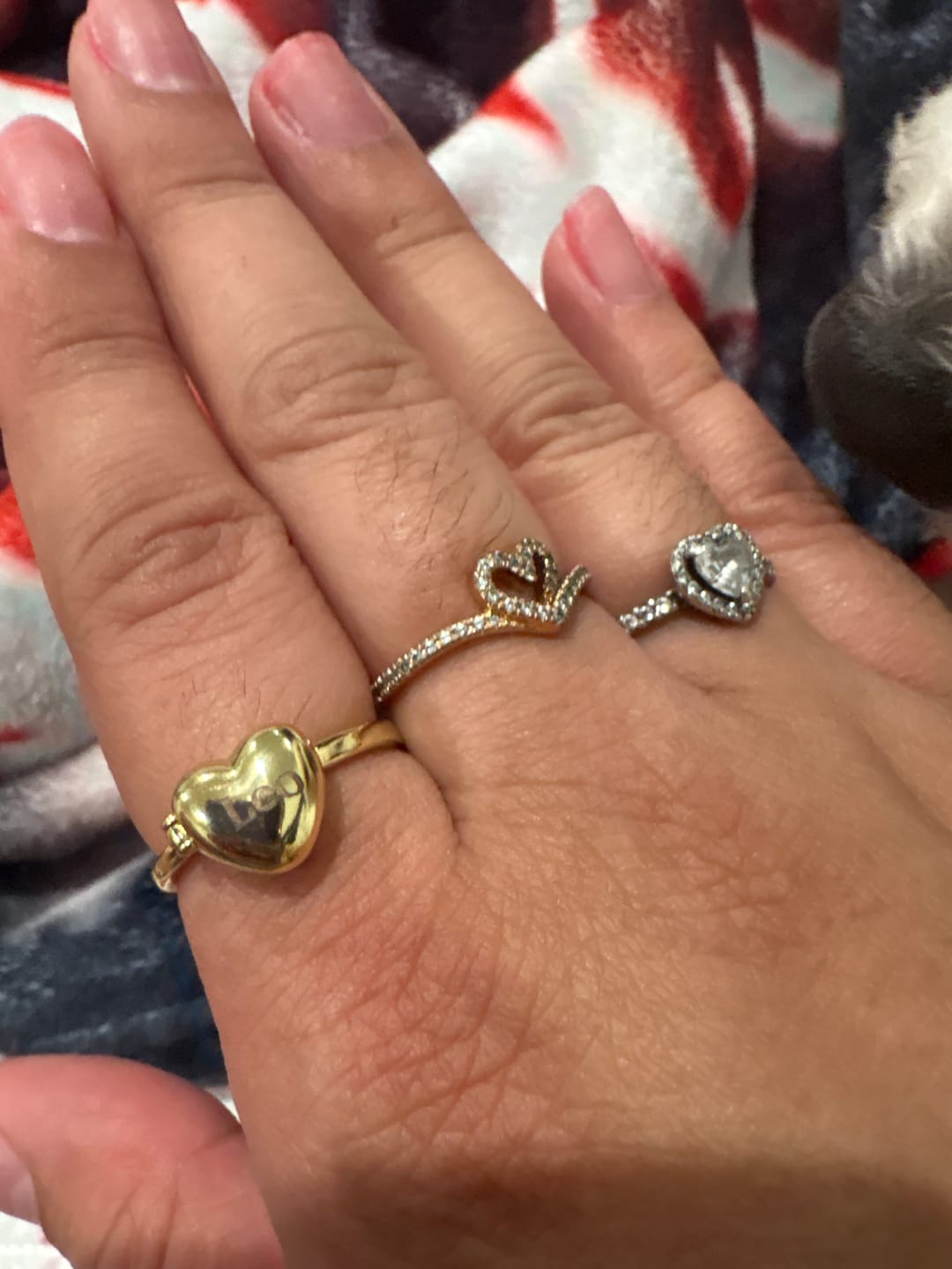 Customer photo review of Heart Locket Ring