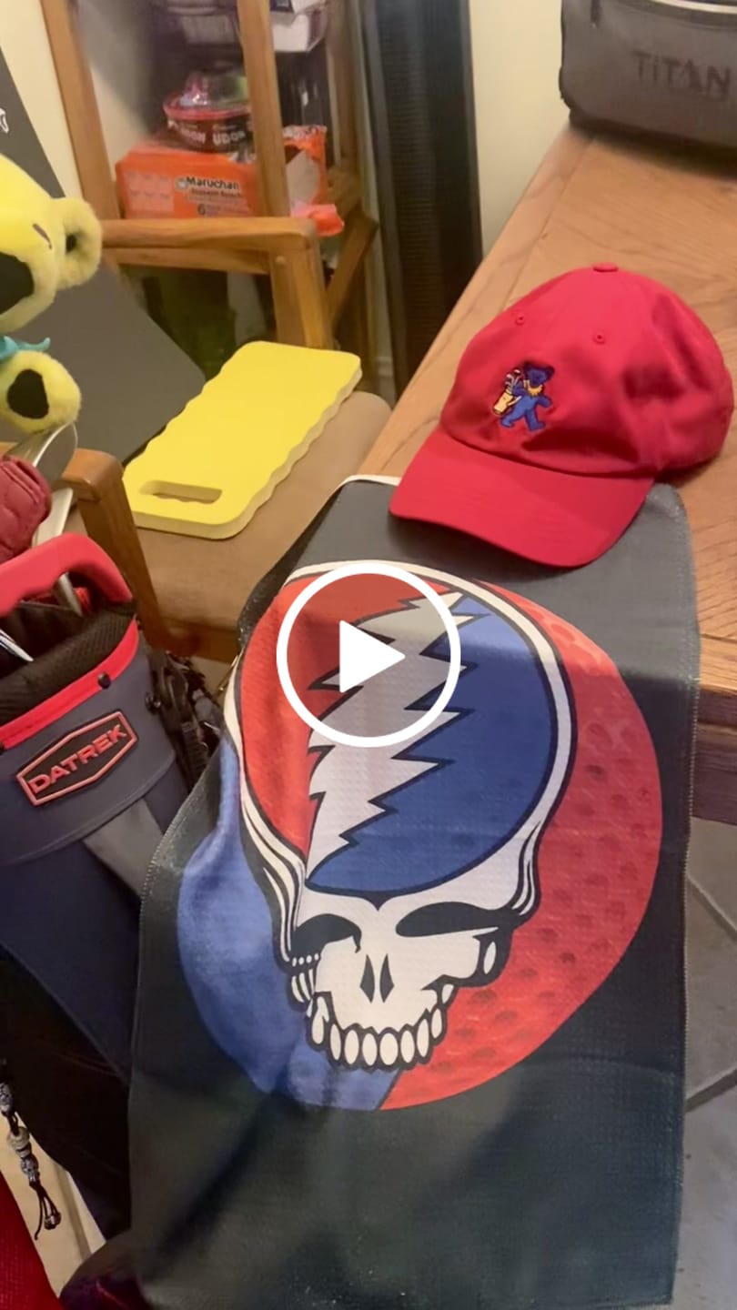 Customer video review of Steal Your Golf Towel