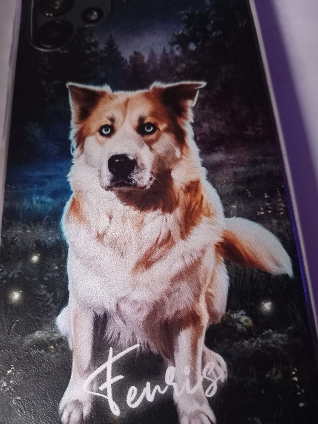 Customer photo review of Personalisierte Portrait Handyhülle – Aquarell Stil