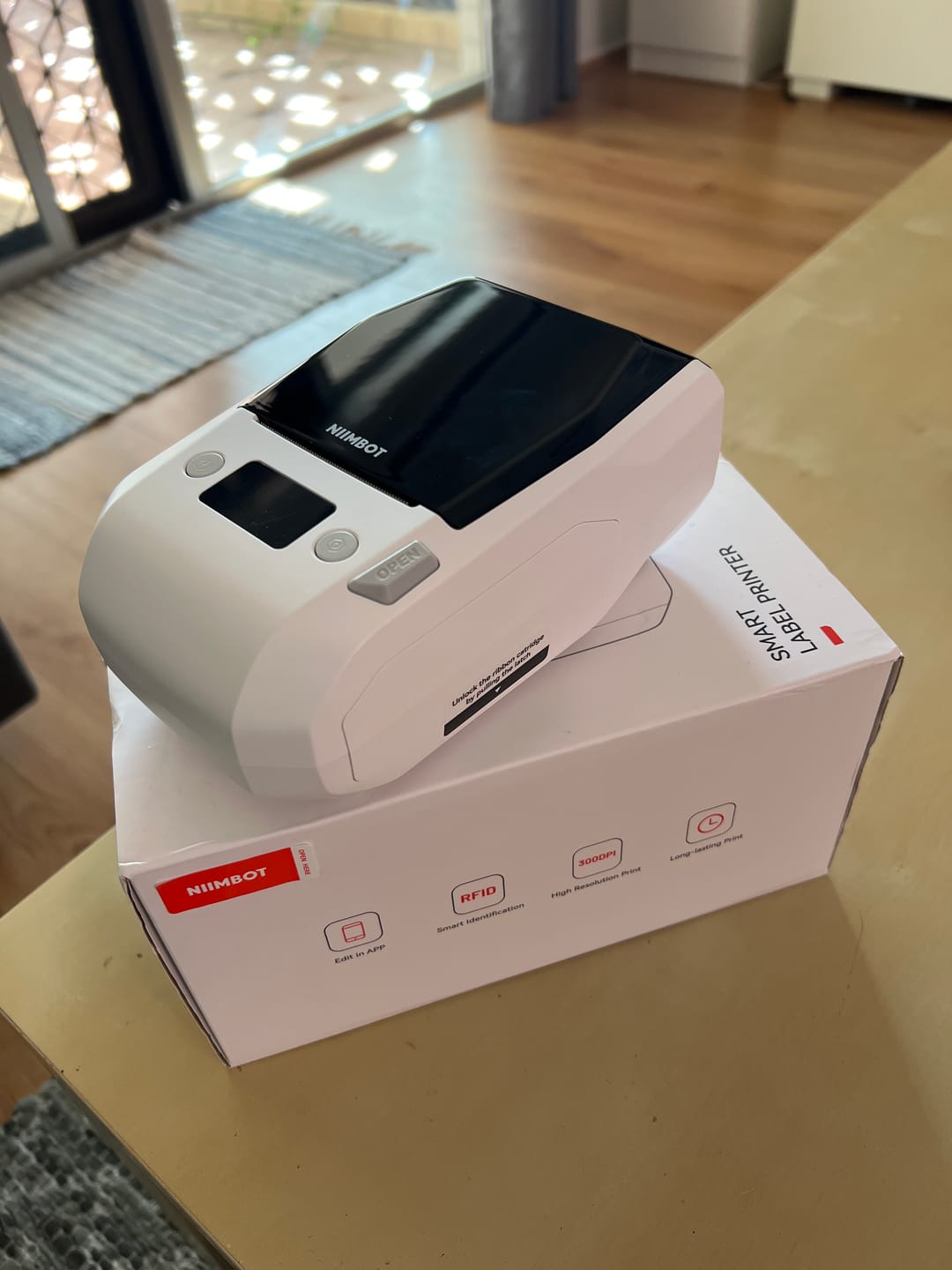 Customer photo review of NIIMBOT M2 2-Inch Label Maker for Vial Bottle Labels, Lab Storage & Sample Organization