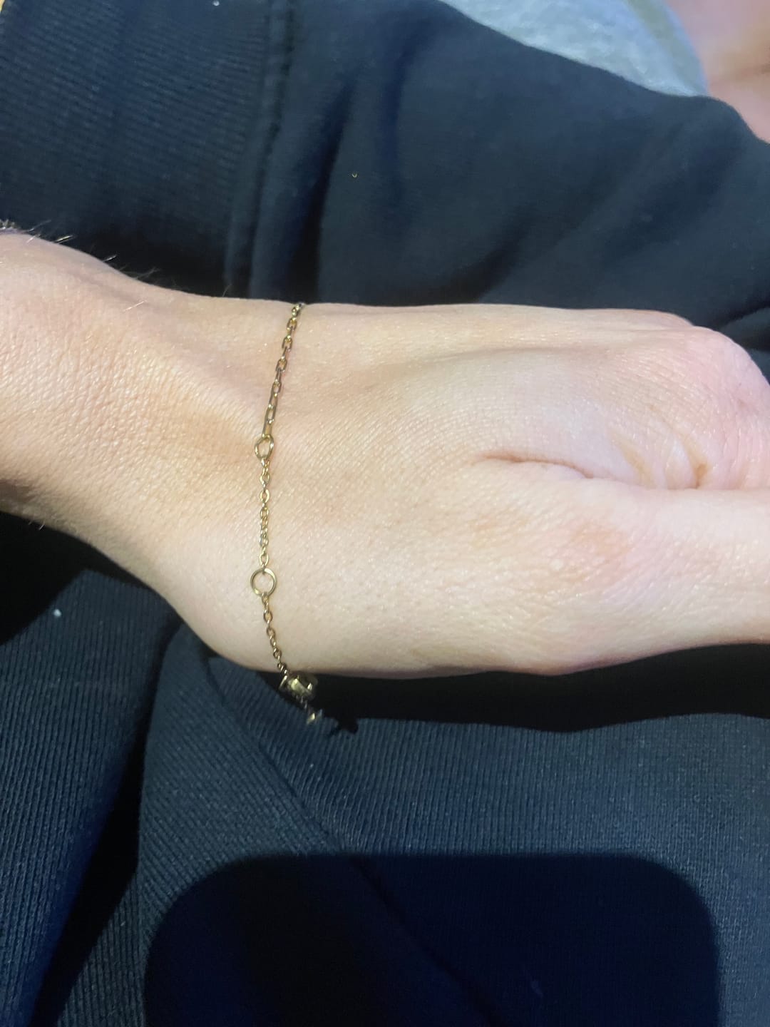 Customer photo review of Link Chain Stacking Bracelet
