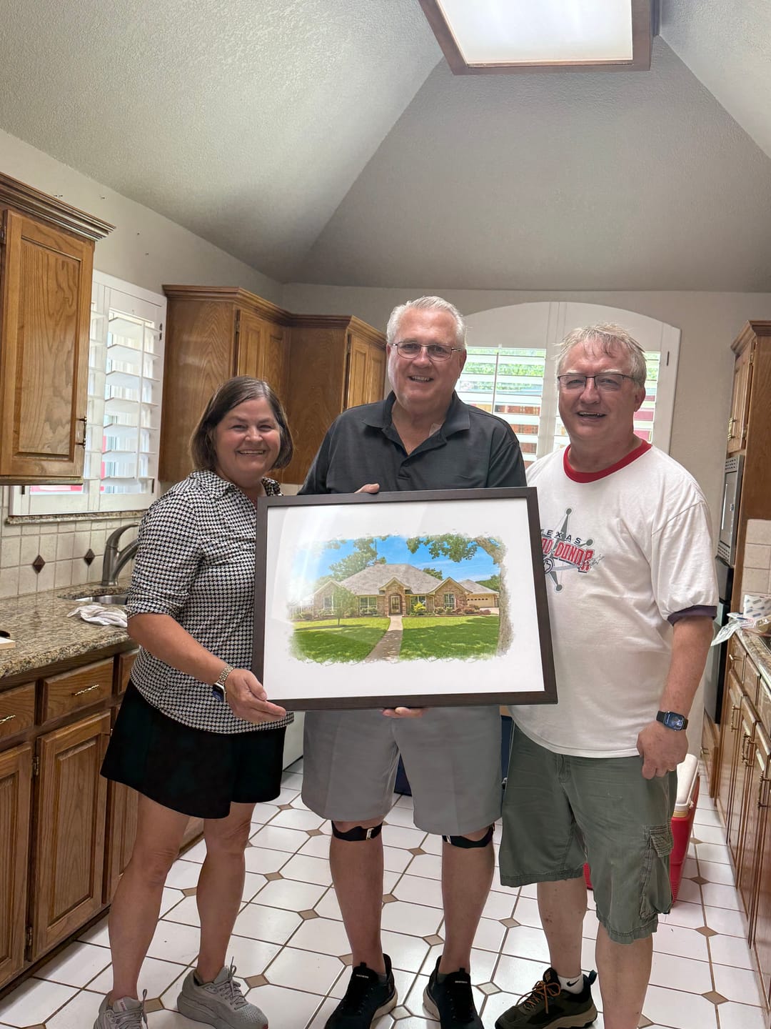 Customer photo review of Custom House Portrait