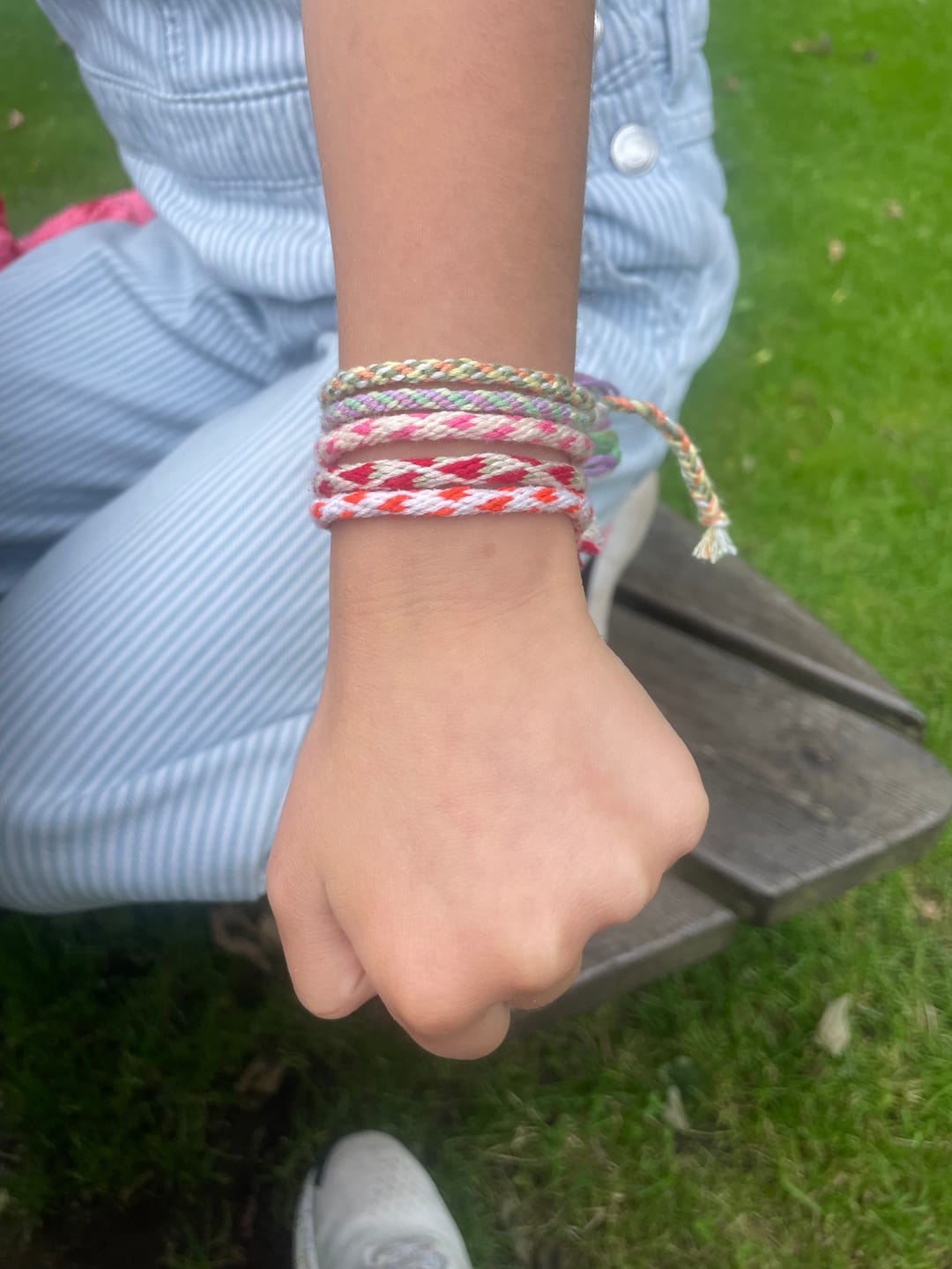 Customer photo review of PDF Download Kumihimo Bracelets