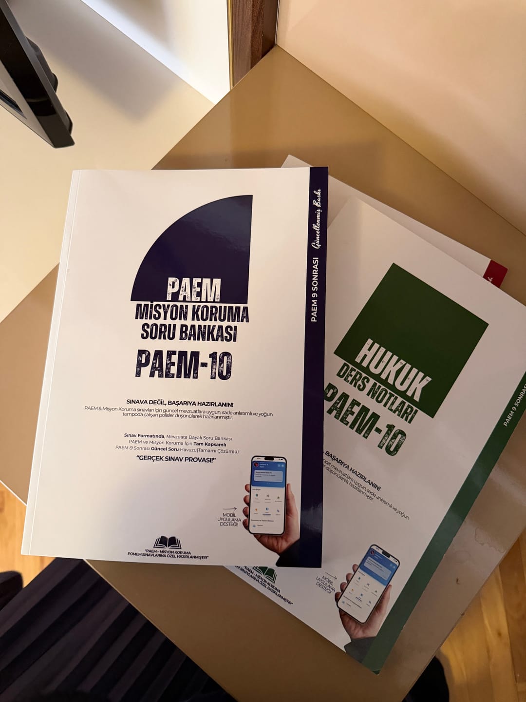 Customer photo review of PAEM-10 | 3 KİTAP (Tüm Dersler ve Soru Bankası) Mobil Uygulama Hediye