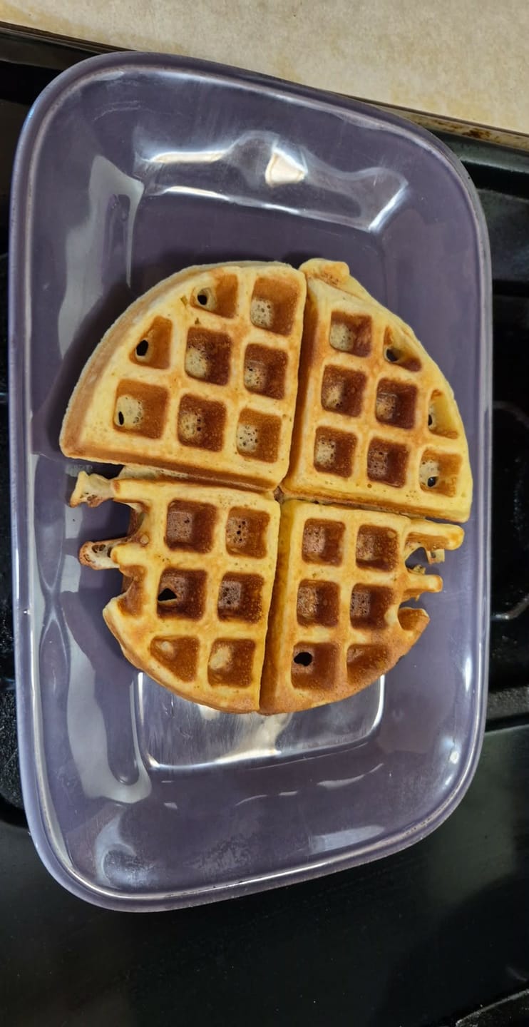 Customer photo review of Cousin T's 250th Anniversary Pancake & Syrup Bundle