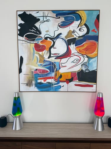 Customer review photo for ABSTRACT GRAFFITI ART #GA055