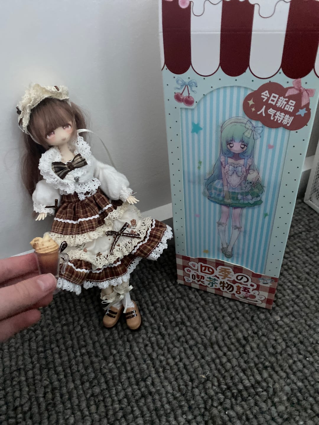 Customer photo review of Momotale Four Seasons Tea House Story Series 1/8 Action Figure BJD Blind Box