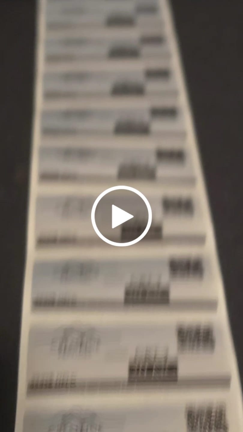 Customer video review of Thermal Transfer Label Printer Labels for M2, M3