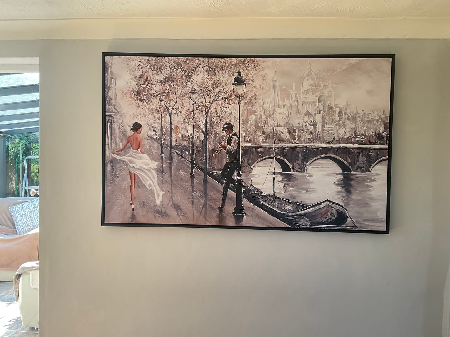Customer photo review of Breathless Paris Flair Canvas Print