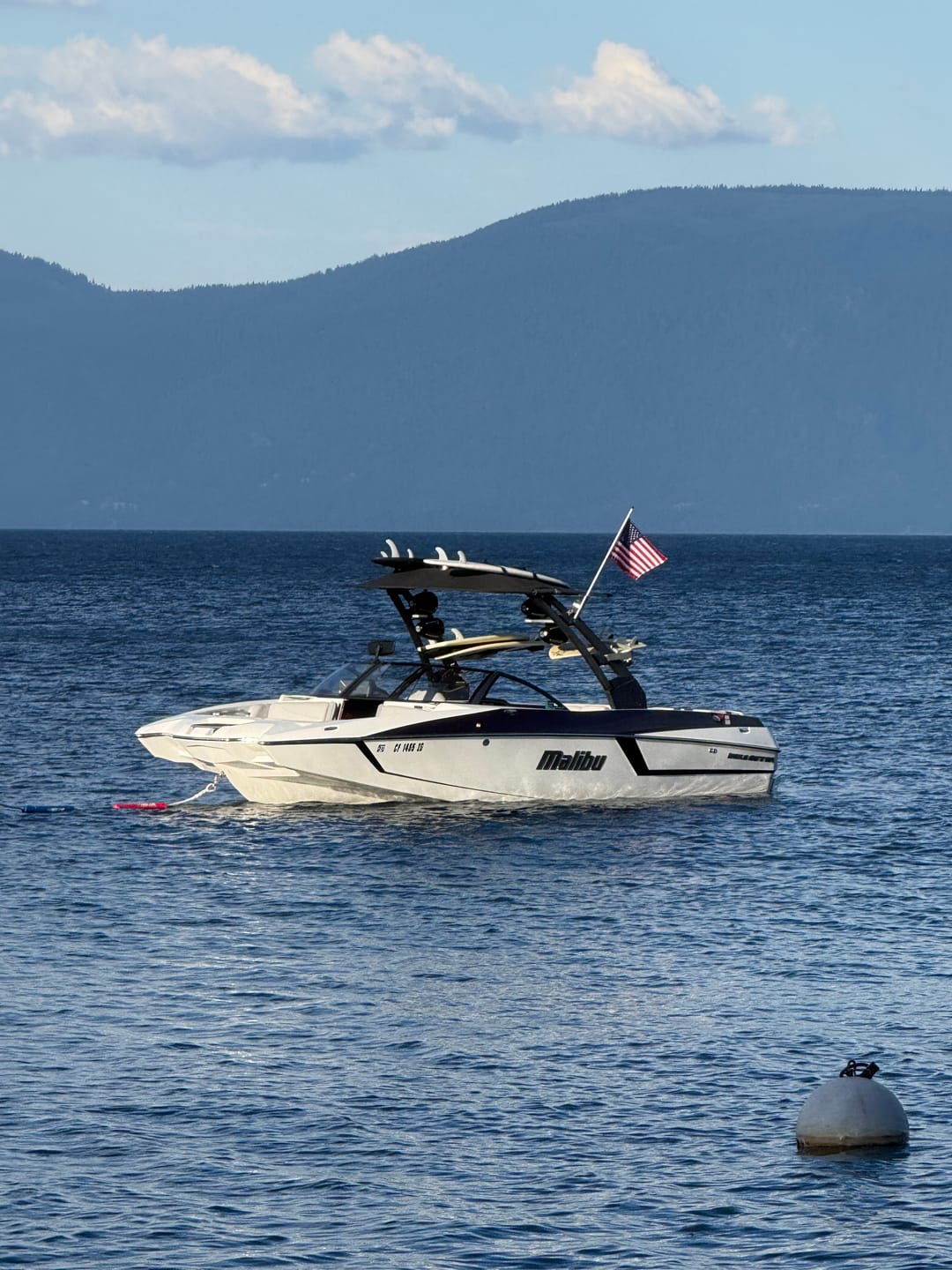 Customer photo review of 16" x 24" Boat Flag Set