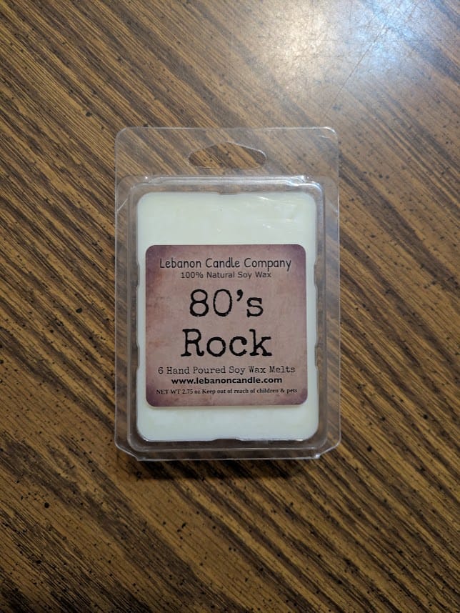 Customer photo review of 80's Rock Wax Melt